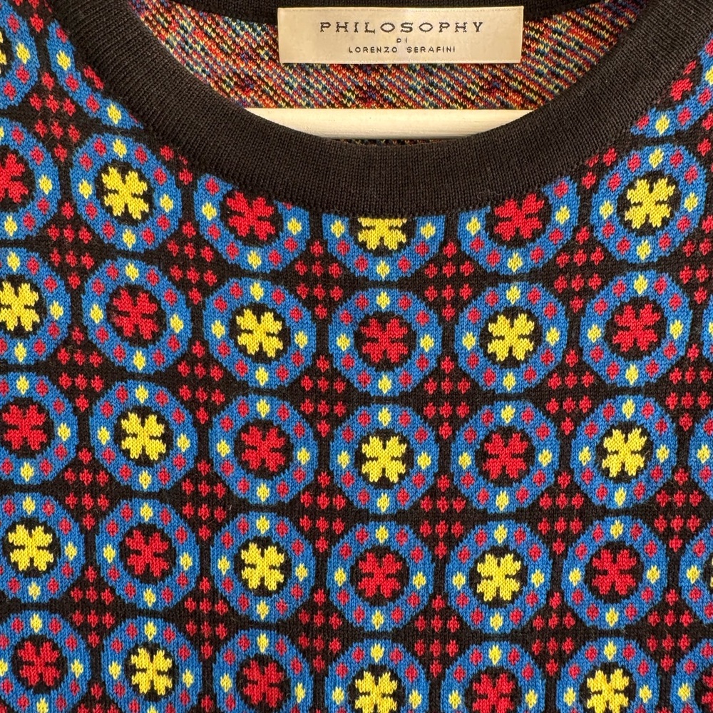 Gorgeous Philosophy di lorenzo Serafini wool dress sz 10 - Picture 6 of 14
